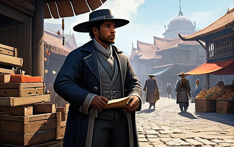 검은사막 제작 공방 효율적 사용법 - **Prompt: Diverse Workers Gathering Resources in a Picturesque Landscape**
    "A scene depicting a ...