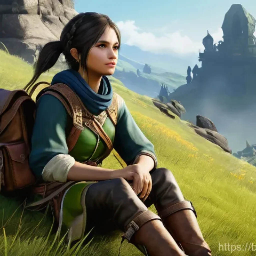 검은사막 가방 확장권 효율적 사용법 - **Prompt: The Overwhelmed Adventurer's Inventory Management**
    "A young female Ranger character f...